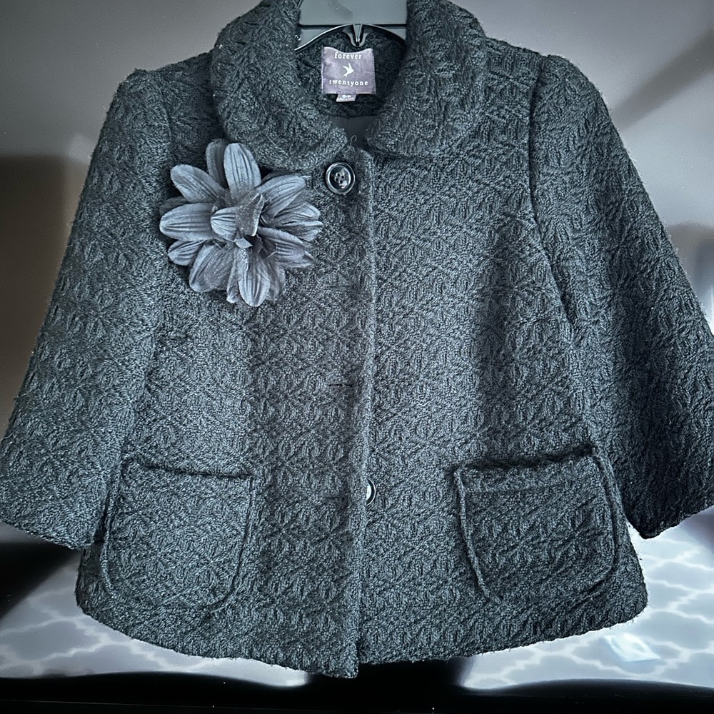 Forever 21 Tweed Coat